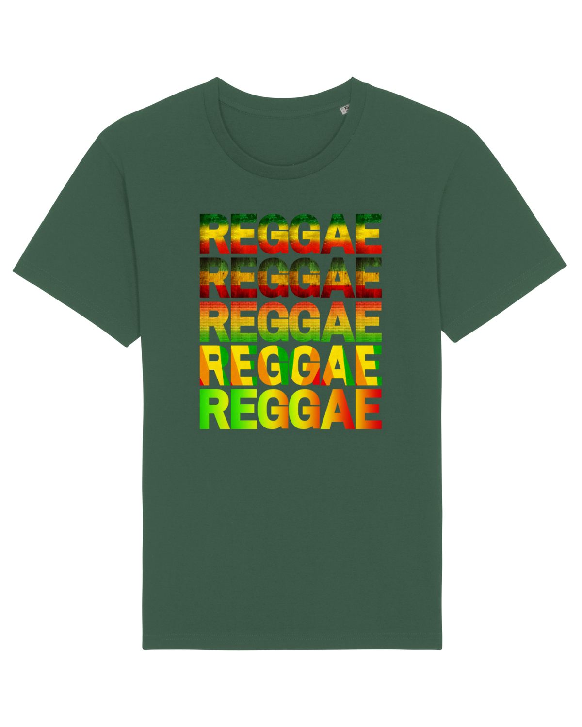 Tricou mânecă scurtă Unisex Rocker Bottle Green