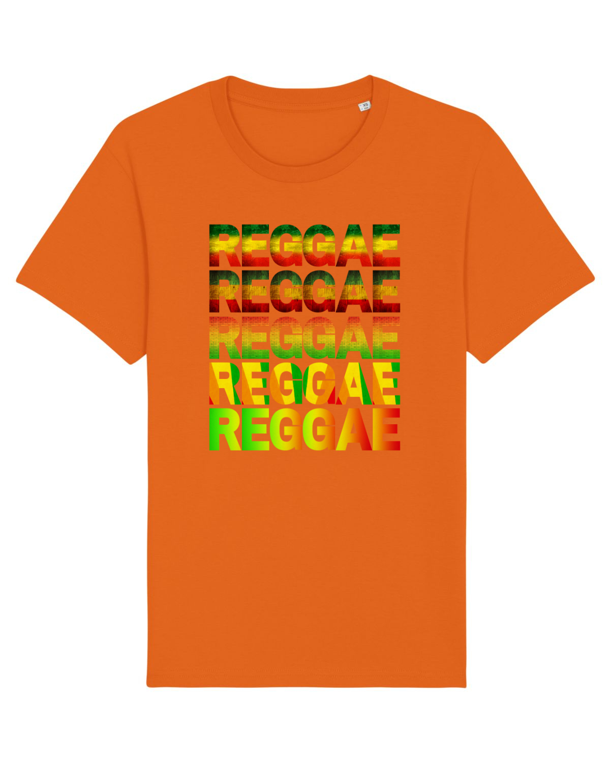 Tricou mânecă scurtă Unisex Rocker Bright Orange