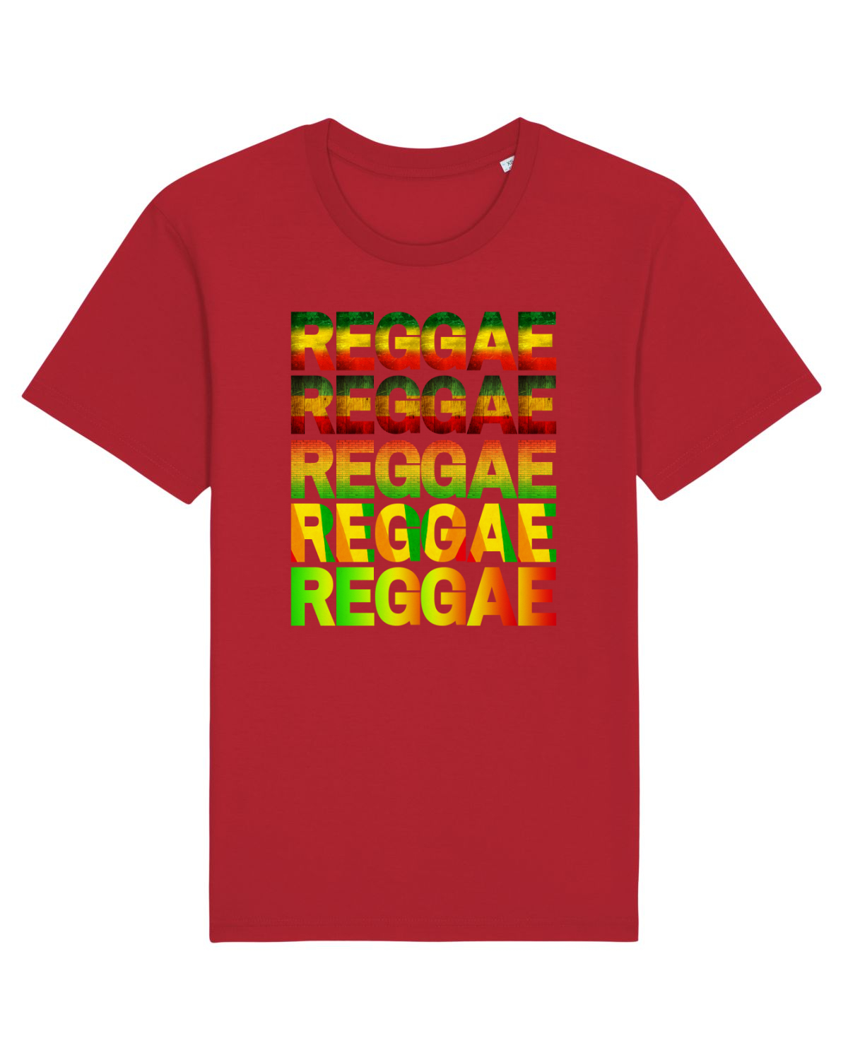 Tricou mânecă scurtă Unisex Rocker Red