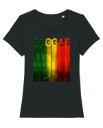 Reggae Music lover Tricou mânecă scurtă guler larg fitted Damă Expresser