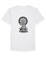 Metal Head Tricou mânecă scurtă guler larg Bărbat Skater