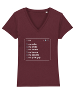 google search / white Tricou mânecă scurtă guler V Damă Evoker