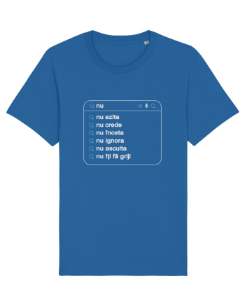 google search / white Royal Blue