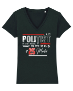 Politist Tricou mânecă scurtă guler V Damă Evoker