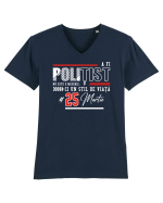 Politist Tricou mânecă scurtă guler V Bărbat Presenter