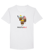 prăjituRELE Tricou mânecă scurtă guler larg Bărbat Skater