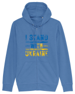 I Stand With Ukraine Hanorac cu fermoar Unisex Connector