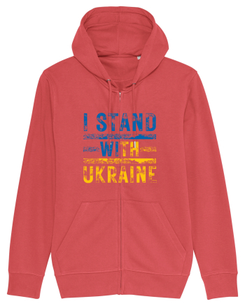 I Stand With Ukraine Carmine Red