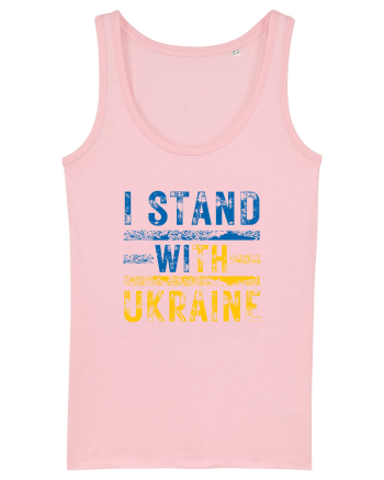 I Stand With Ukraine Cotton Pink