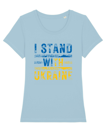 I Stand With Ukraine Sky Blue