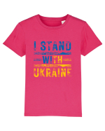 I Stand With Ukraine Tricou mânecă scurtă  Copii Mini Creator