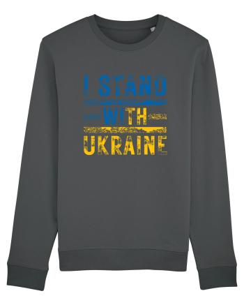 I Stand With Ukraine Anthracite