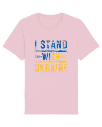 I Stand With Ukraine Cotton Pink