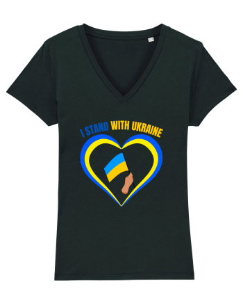 I Stand With Ukraine Black