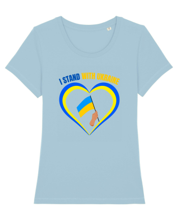 I Stand With Ukraine Sky Blue