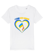 I Stand With Ukraine Tricou mânecă scurtă  Copii Mini Creator