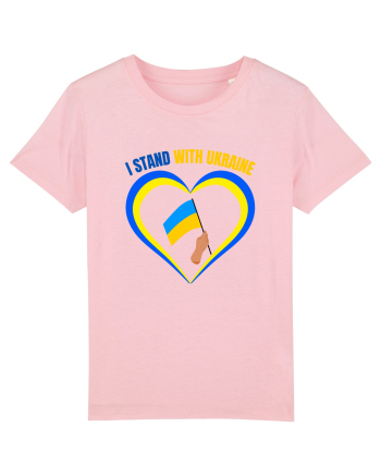I Stand With Ukraine Cotton Pink
