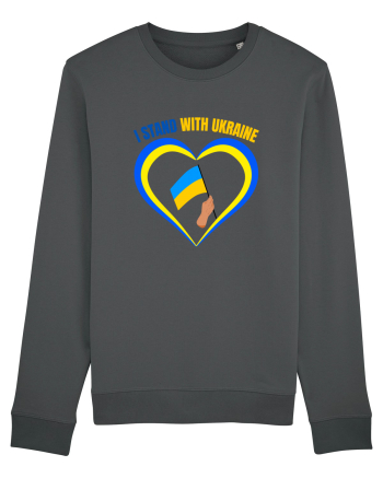I Stand With Ukraine Anthracite