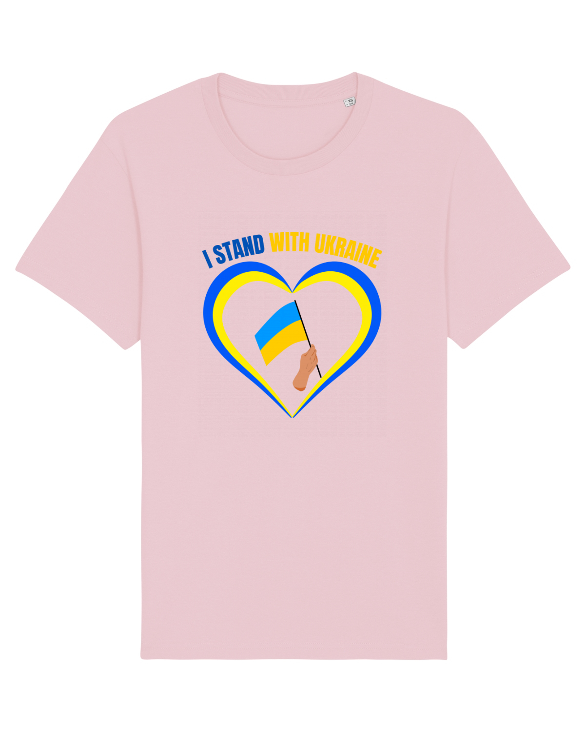 Tricou mânecă scurtă Unisex Rocker Cotton Pink