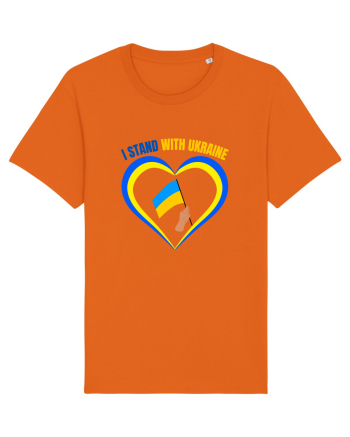 I Stand With Ukraine Bright Orange