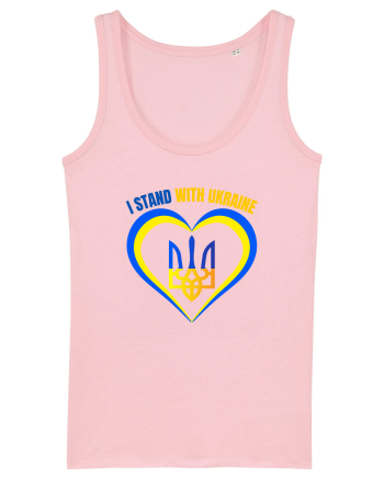 I Stand With Ukraine Cotton Pink