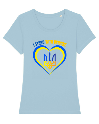 I Stand With Ukraine Sky Blue