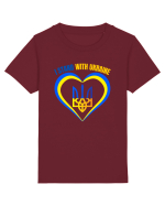 I Stand With Ukraine Tricou mânecă scurtă  Copii Mini Creator