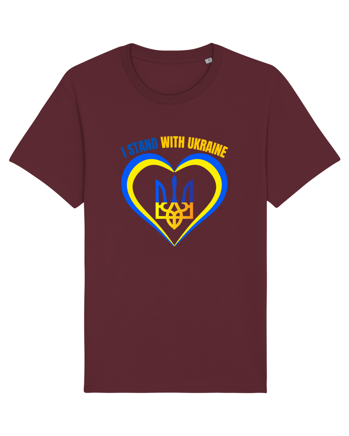 Tricou mânecă scurtă Unisex Rocker Burgundy