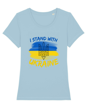 I Stand With Ukraine Sky Blue