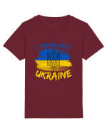I Stand With Ukraine Tricou mânecă scurtă  Copii Mini Creator