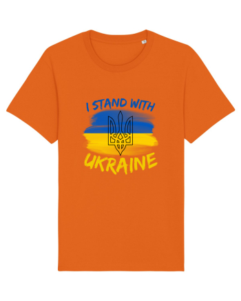 I Stand With Ukraine Bright Orange