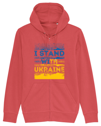 I Stand With Ukraine Carmine Red