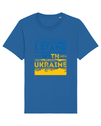 I Stand With Ukraine Royal Blue