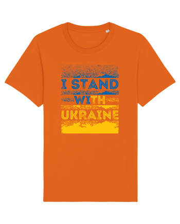 I Stand With Ukraine Bright Orange