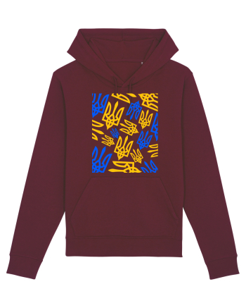 I Stand With Ukraine Burgundy
