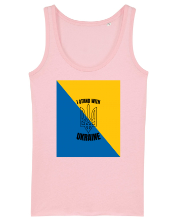 I Stand With Ukraine Cotton Pink