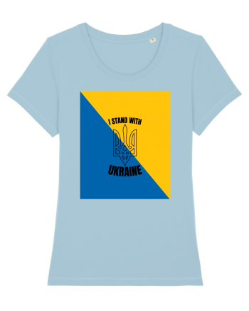 I Stand With Ukraine Sky Blue