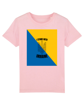 I Stand With Ukraine Cotton Pink