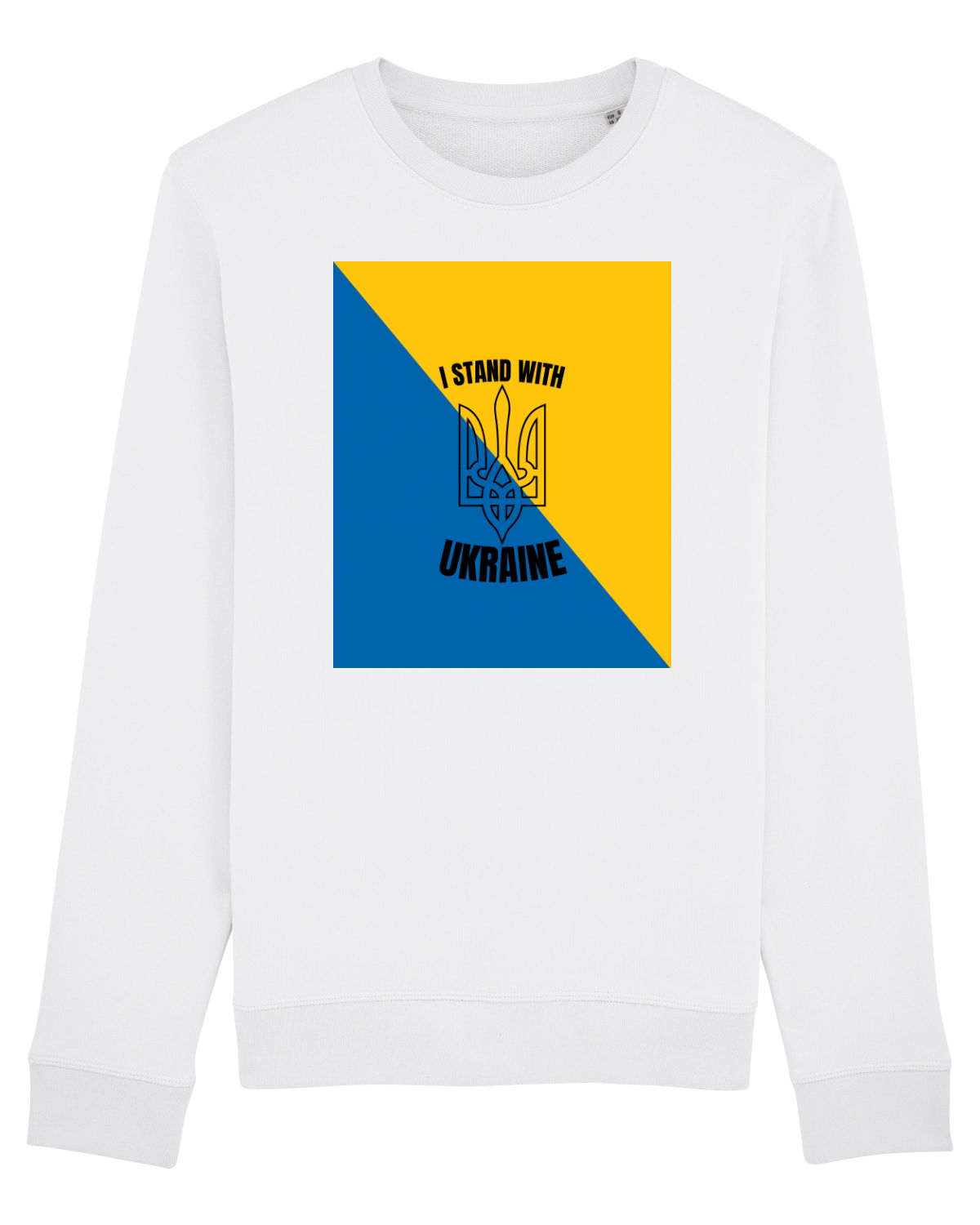 Bluză mânecă lungă Unisex Rise White