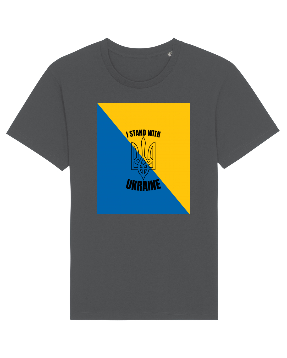 Tricou mânecă scurtă Unisex Rocker Anthracite