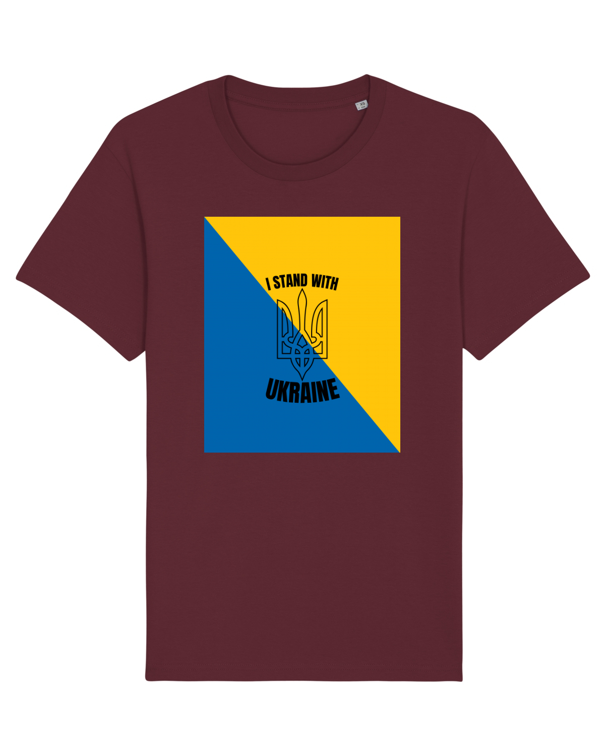 Tricou mânecă scurtă Unisex Rocker Burgundy