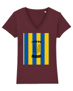 I Stand With Ukraine Tricou mânecă scurtă guler V Damă Evoker