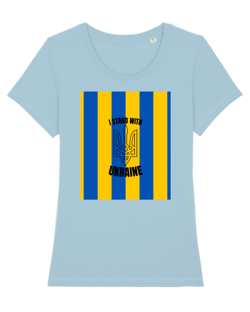 I Stand With Ukraine Sky Blue