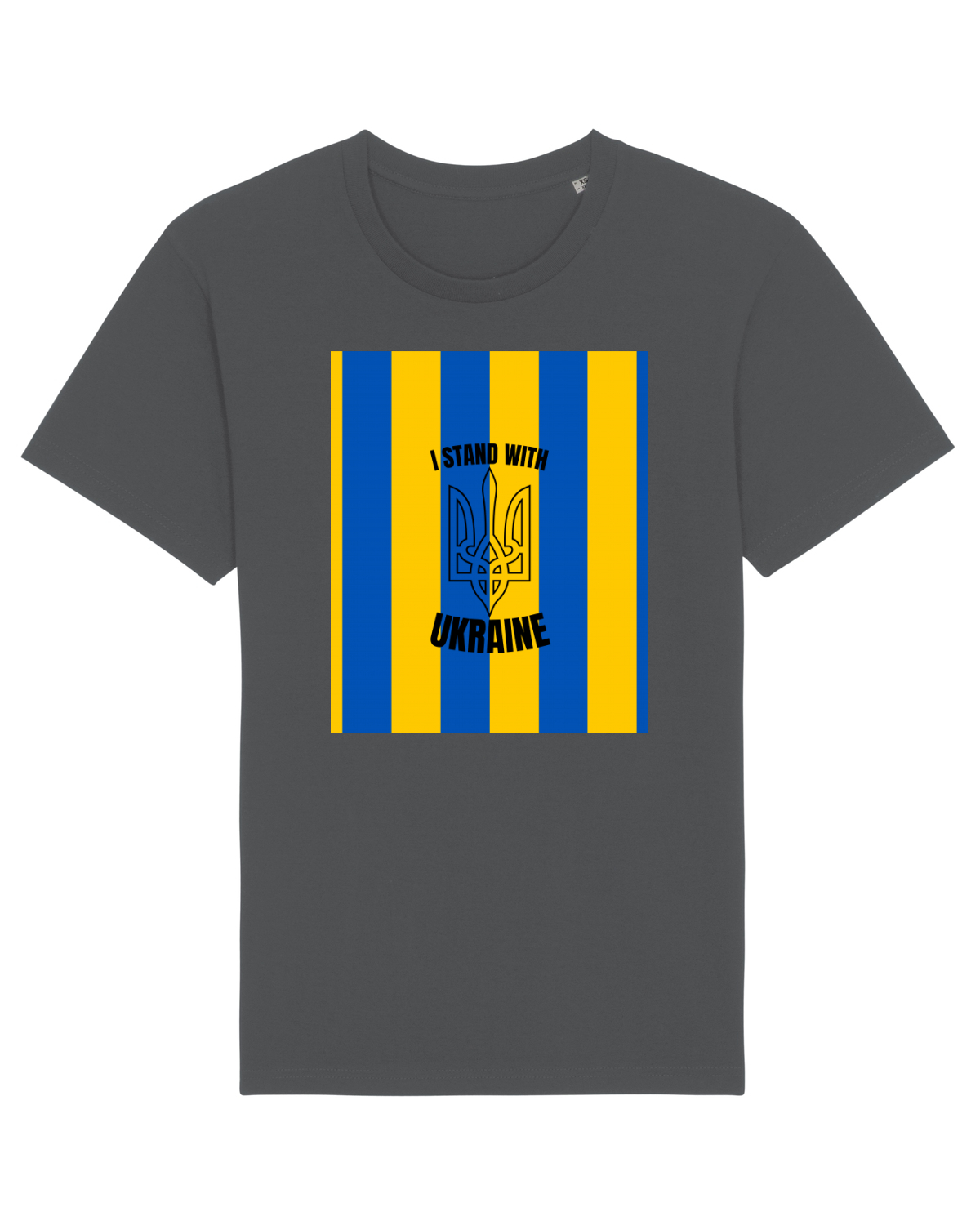 Tricou mânecă scurtă Unisex Rocker Anthracite