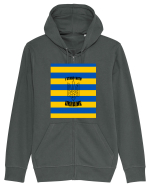 I Stand With Ukraine Hanorac cu fermoar Unisex Connector