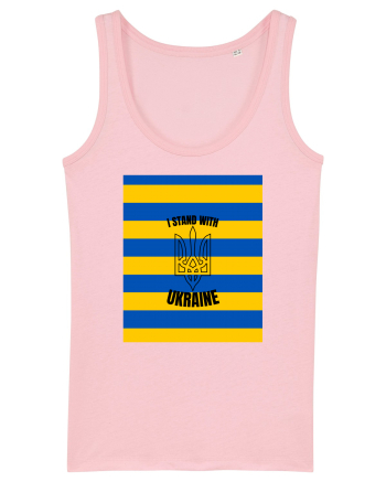 I Stand With Ukraine Cotton Pink