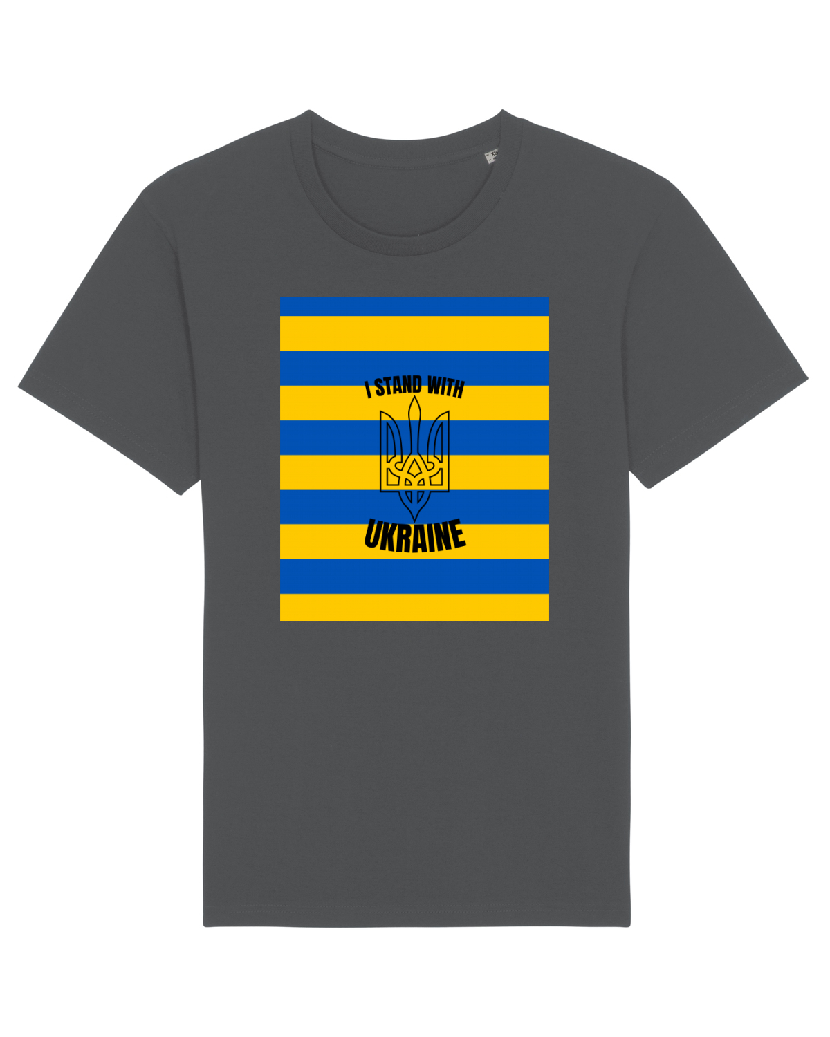 Tricou mânecă scurtă Unisex Rocker Anthracite