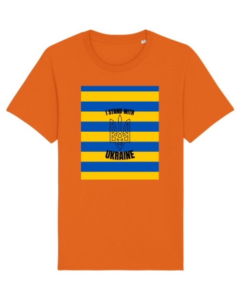 I Stand With Ukraine Bright Orange
