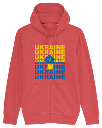 I Stand With Ukraine Carmine Red