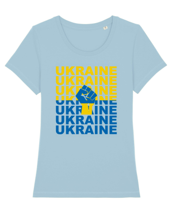 I Stand With Ukraine Sky Blue